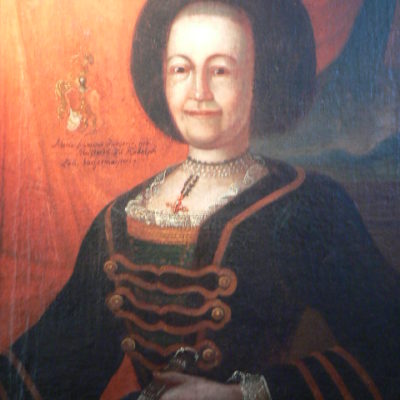 Gemälde von Maria Franziska Zangerer, 2. Ehefrau von Johann Franz Zangerer
